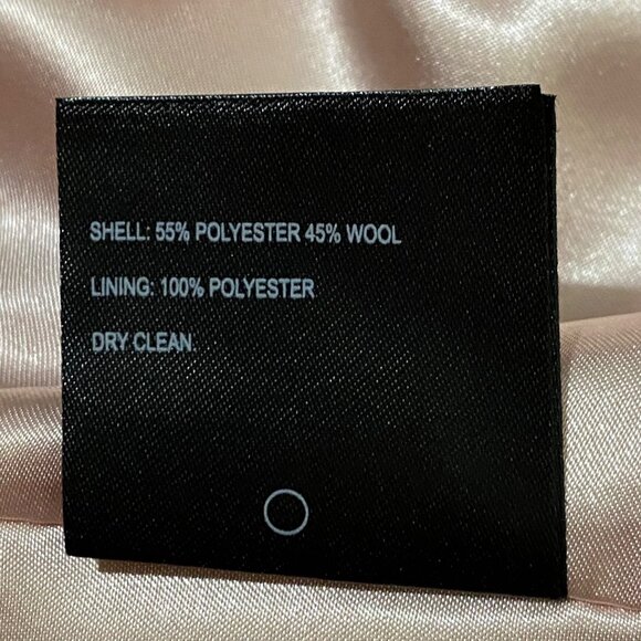 Laundry by Shelli Segal Womens Coat S Pink Classic Stylish Romantic Girly Blush - Picture 9 of 9